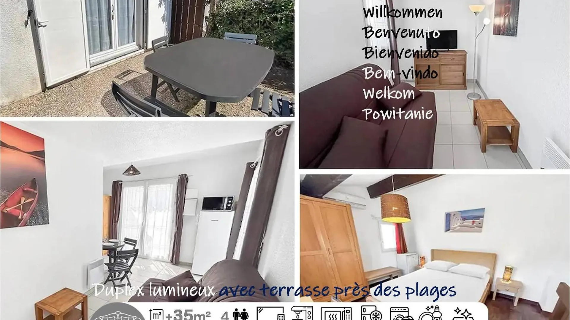 Duplex Lumineux Avec Terrasse Pres Des Plages Mandelieu Hébergement de vacances