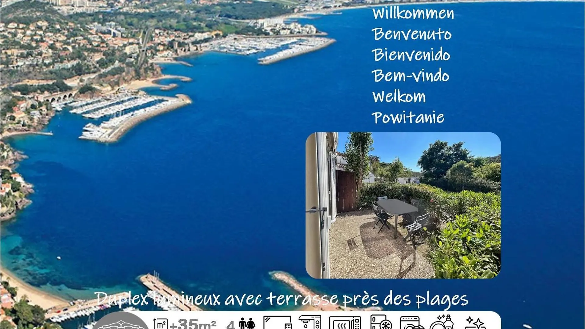 Holiday home Duplex Lumineux Avec Terrasse Pres Des Plages Mandelieu-la-Napoule