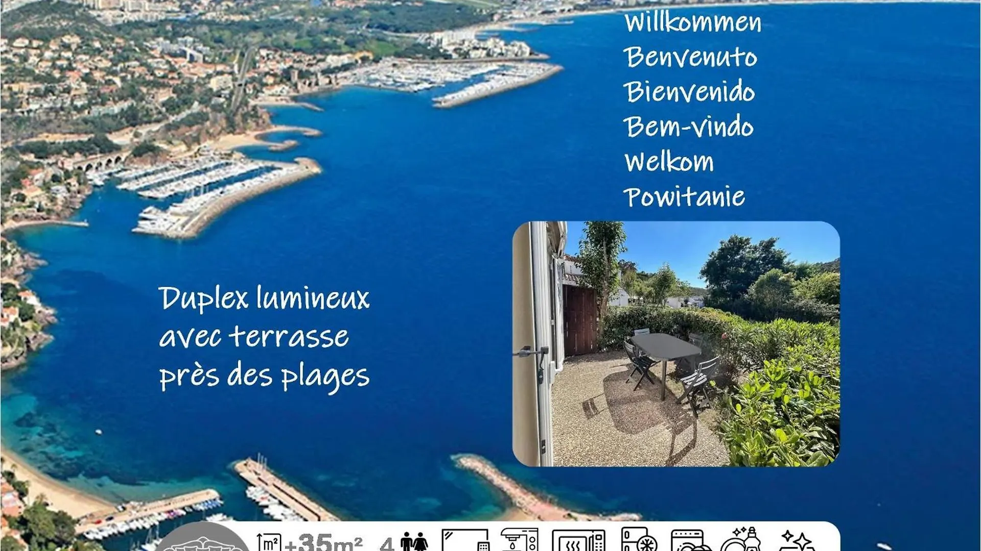 Duplex Lumineux Avec Terrasse Pres Des Plages Mandelieu-la-Napoule 0*,  France
