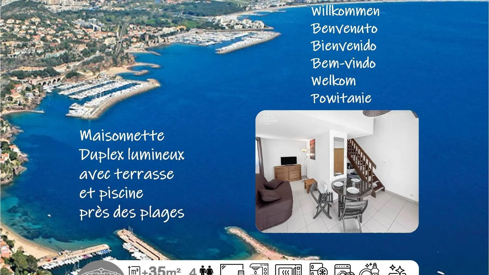 Holiday home Duplex Lumineux Avec Terrasse Pres Des Plages Mandelieu-la-Napoule France