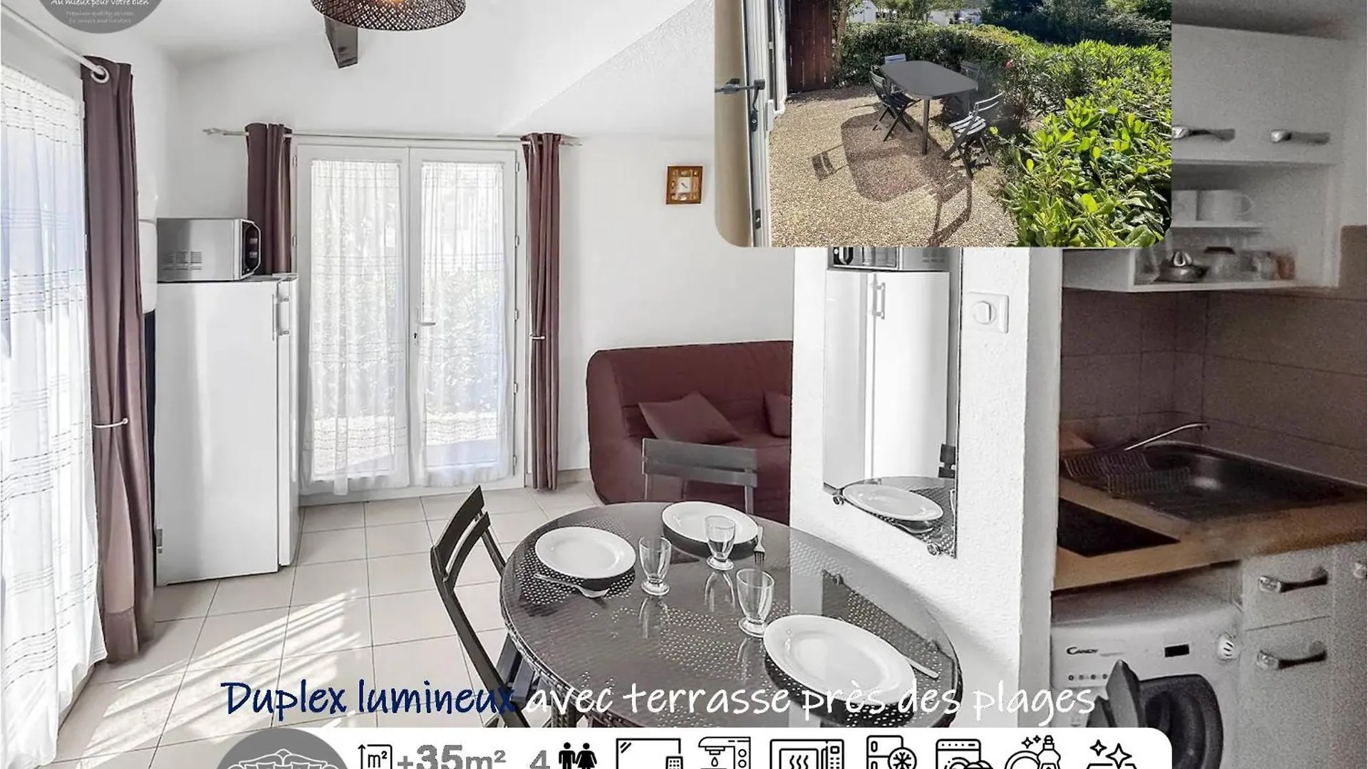 Holiday home Duplex Lumineux Avec Terrasse Pres Des Plages Mandelieu-la-Napoule