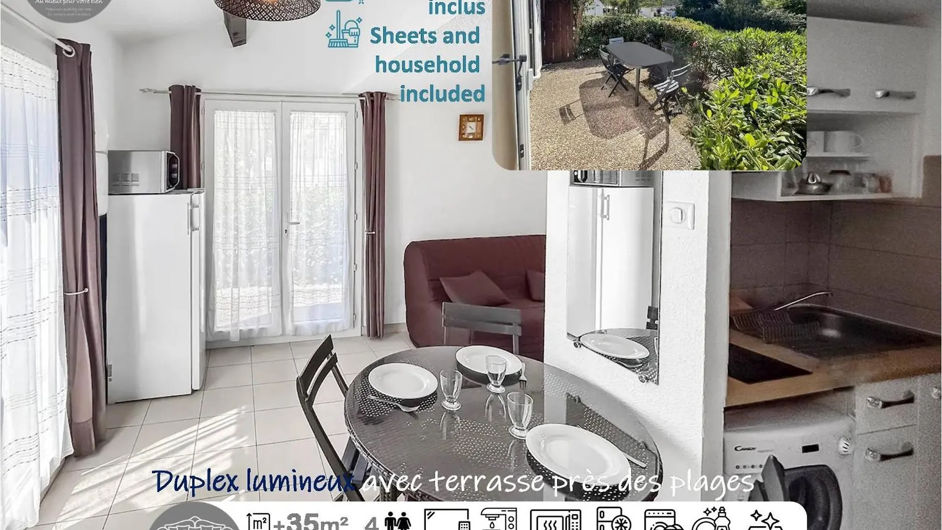 Holiday home Duplex Lumineux Avec Terrasse Pres Des Plages Mandelieu-la-Napoule